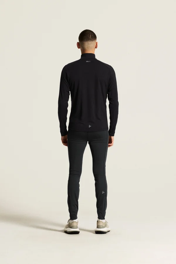 Wool Wind HZ LS M Black