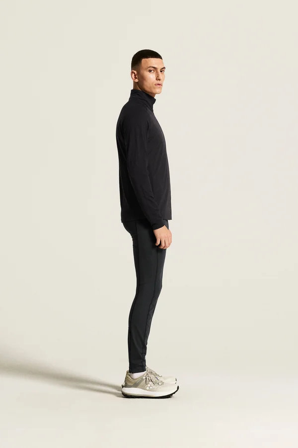 Wool Wind HZ LS M Black