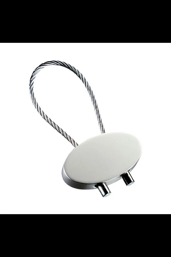 Schlüsselanhänger RE98-CABLE mattsilber