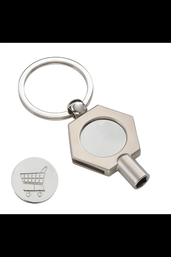 Schlüsselanhänger mit Heizungsentlüftungsschlüssel RE98-RADIATOR-KEY mattsilber