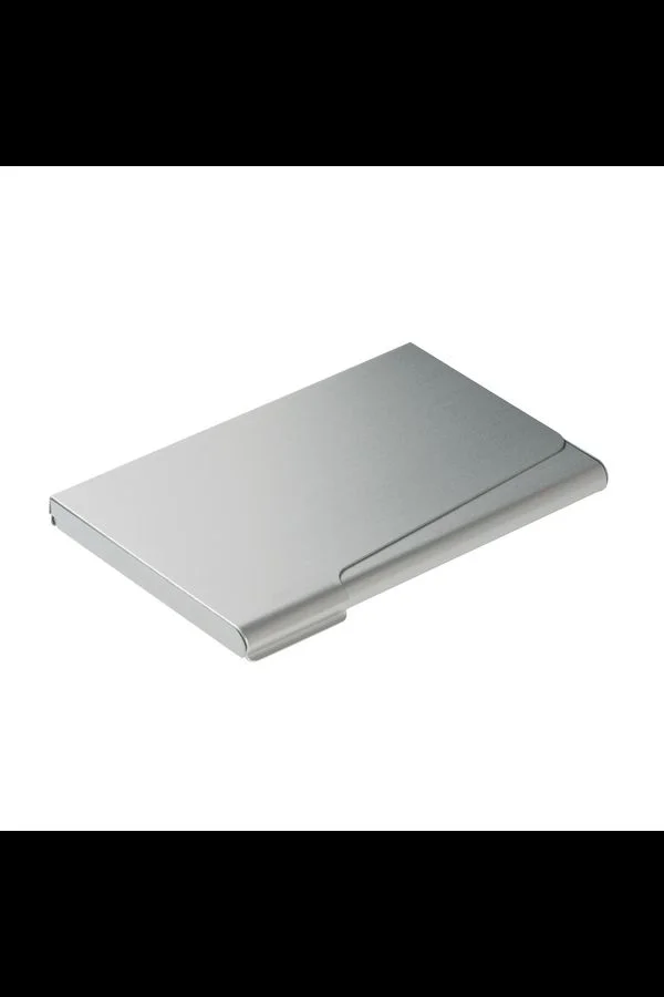 Kredit- und Visitenkartenbox RE98-COVER silber