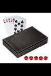 Spielkarten-Set mit Box RE98-SALAMINA schwarz