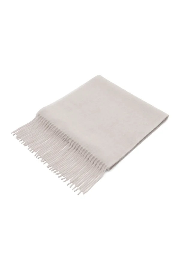 Unisex-Wollschal Beige Cream