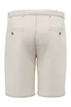 Umweltfreundliche ausgewaschene Bermuda aus French Terry für Herren Washed Ivory