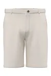 Umweltfreundliche ausgewaschene Bermuda aus French Terry für Herren Washed Ivory