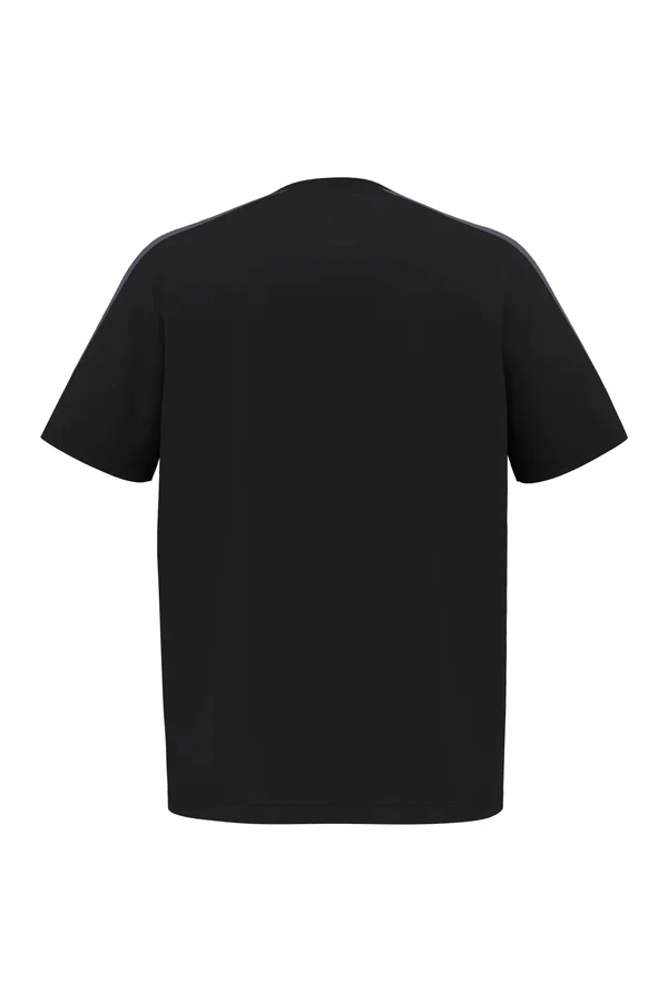 Zweifarbiges Unisex-Teamwear-T-Shirt Black / sporty grey