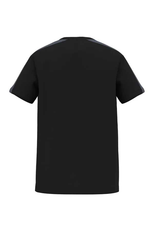 Zweifarbiges Kinder-Teamwear-T-Shirt Black / sporty grey