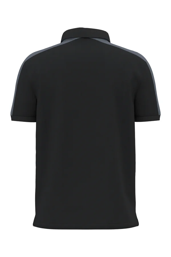 Zweifarbiges Unisex-Teamwear-Poloshirt Black / sporty grey