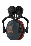 Sonis®C Kapselgehörschutz, montiert Grey