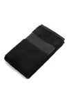 Dickes Frotteehandtuch, 100 × 50 cm Black