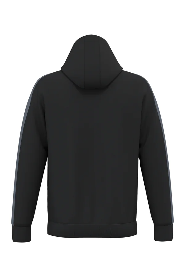Zweifarbiger Unisex-Teamwear-Hoodie Black / sporty grey