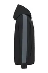 Zweifarbiger Unisex-Teamwear-Hoodie Black / sporty grey