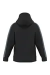 Zweifarbiger Kinder-Teamwear-Hoodie Black / sporty grey