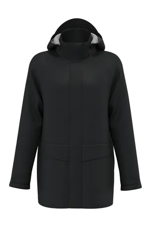 Unisex-Regenjacke Black