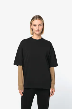 Umweltfreundliches Unisex-Oversize-T-Shirt Black