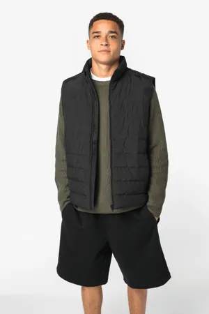 Umweltfreundlicher, gesteppter Herren-Bodywarmer Black