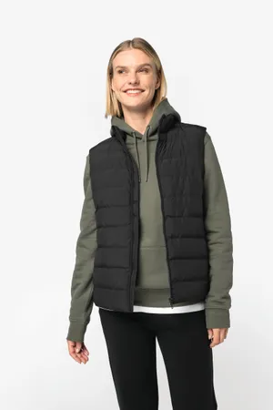 Umweltfreundlicher, gesteppter Damen-Bodywarmer Black