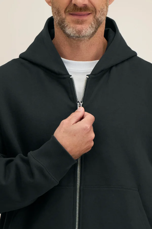 Die Trend Unisex-Sweatjacke Fronter, Oversized