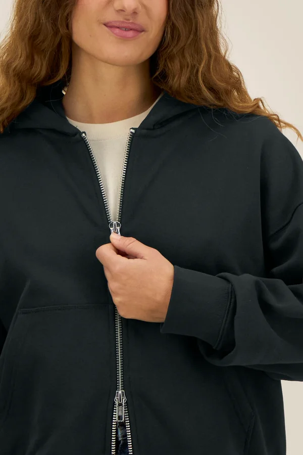 Die Trend Unisex-Sweatjacke Fronter, Oversized