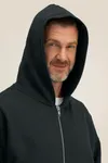 Die Trend Unisex-Sweatjacke Fronter, Oversized