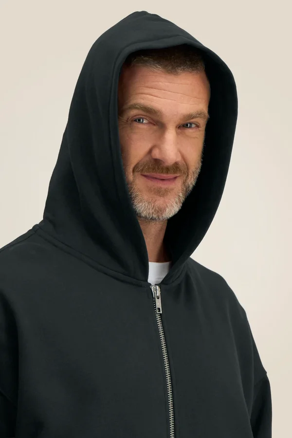 Die Trend Unisex-Sweatjacke Fronter, Oversized