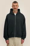 Die Trend Unisex-Sweatjacke Fronter, Oversized