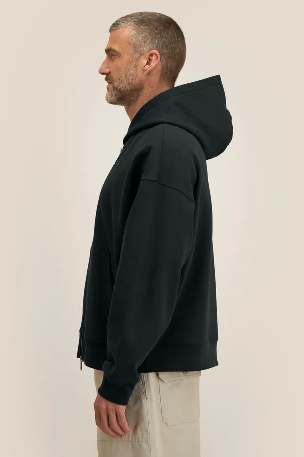 Die Trend Unisex-Sweatjacke Fronter, Oversized