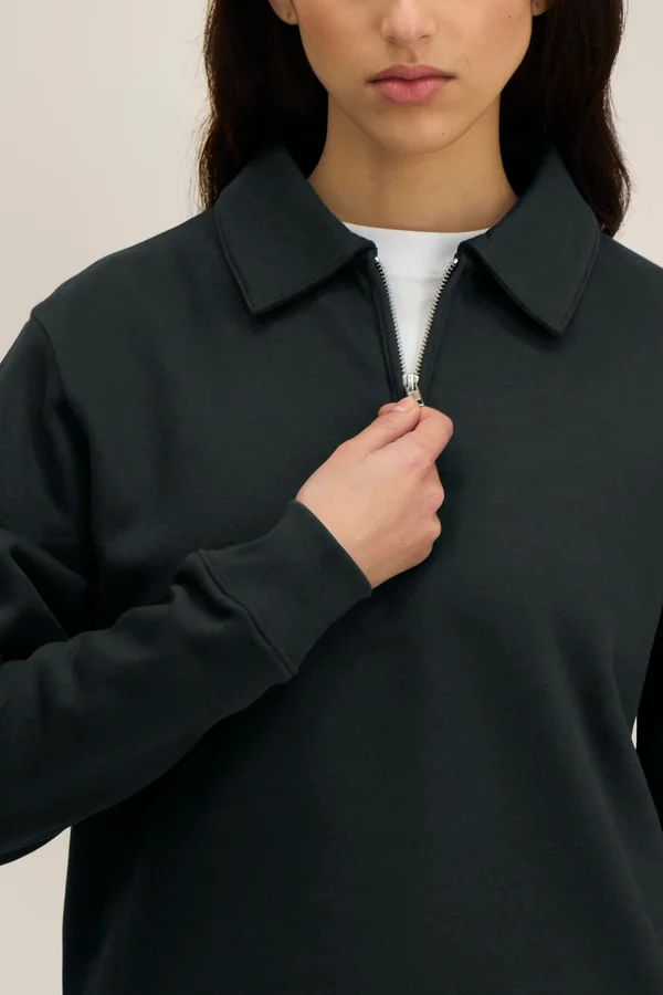 Das Essential Unisex-Polo-Sweatshirt Proper