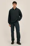 Das Essential Unisex-Polo-Sweatshirt Proper