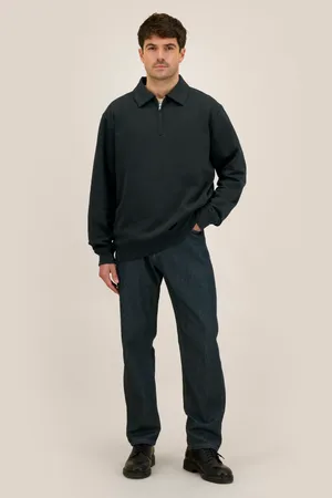Das Essential Unisex-Polo-Sweatshirt Proper
