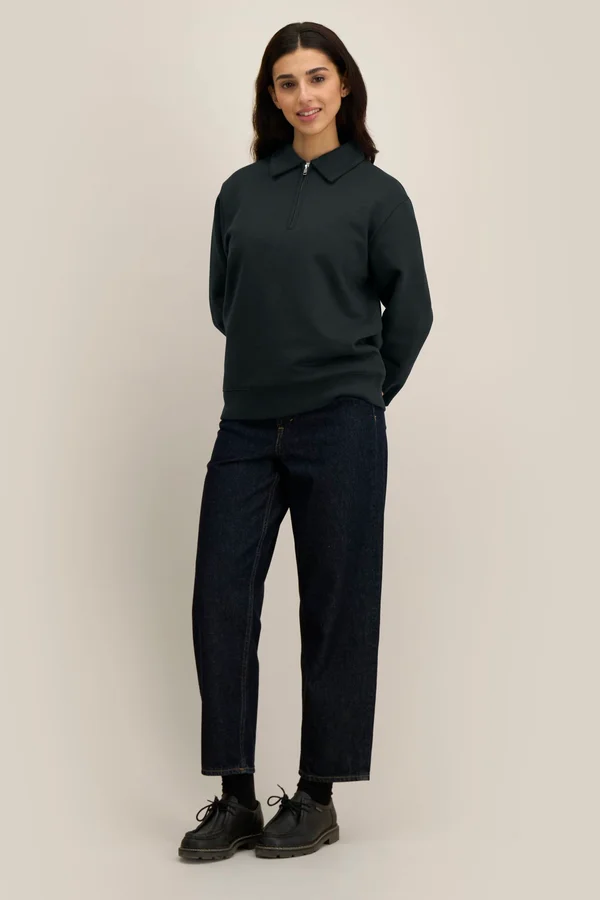 Das Essential Unisex-Polo-Sweatshirt Proper