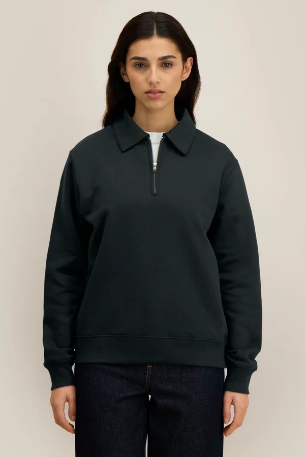 Das Essential Unisex-Polo-Sweatshirt Proper