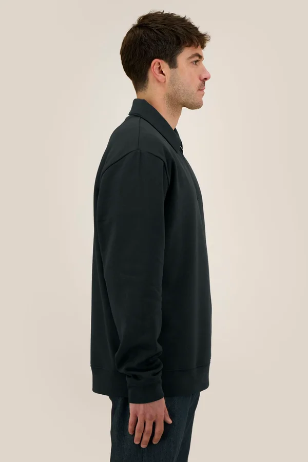 Das Essential Unisex-Polo-Sweatshirt Proper